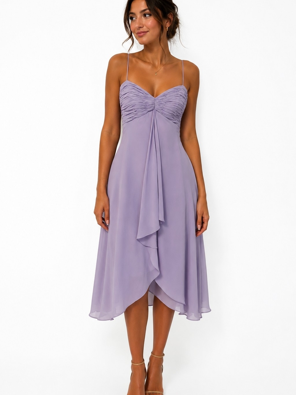 Vintage Badgley Mischka Bridesmaids Lilac Fairycore Dress